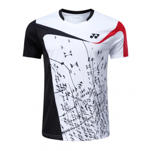 Áo cầu lông Yonex 1201 nam - Trắng đen